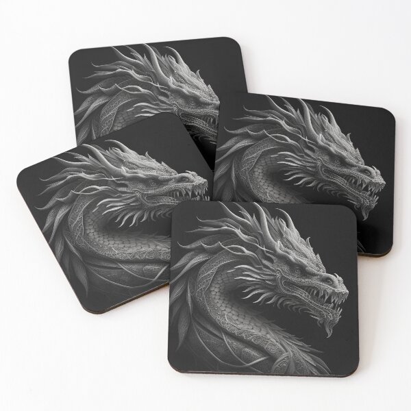Item preview, Black and white Chinese Dragon designed and sold by Pencil-Art.