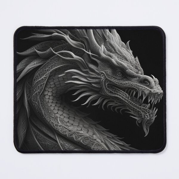 Item preview, Black and white Chinese Dragon designed and sold by Pencil-Art.