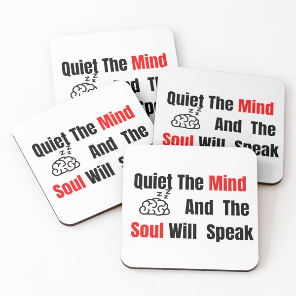 Item preview, Quiet The Mind And The Soul Will Speak designed and sold by TeeStarsWork.