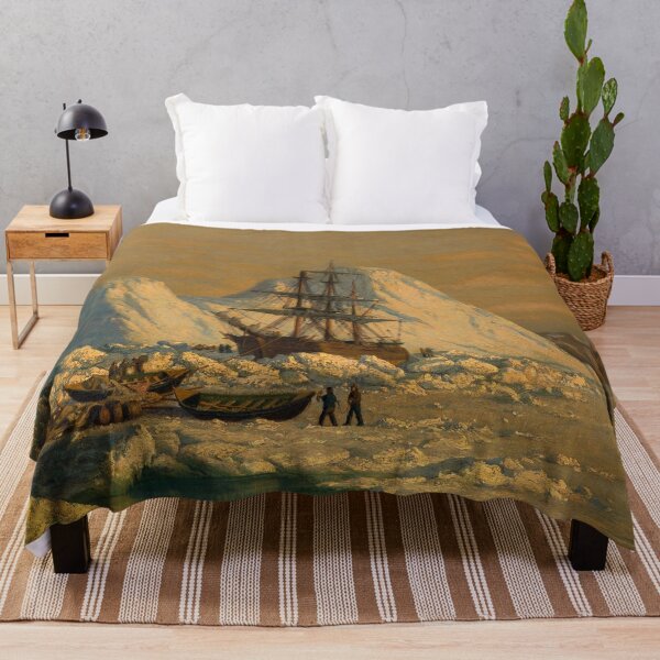 Item preview, An Incident of Whaling | William Bradford | 1880 Seascape Art designed and sold by CJET.
