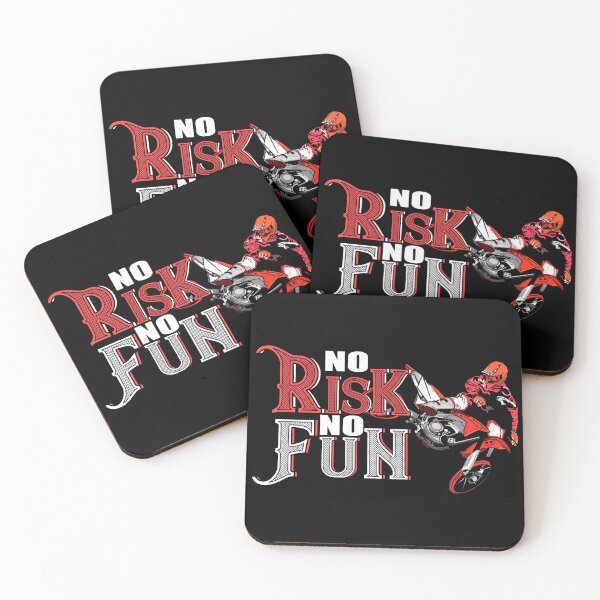 Item preview, Motocross slogan No Risk No Fun Supercross designed and sold by LuminOrb.