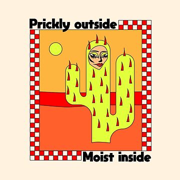 Artwork thumbnail, Prickly Outside Moist Inside by Elizza Martin