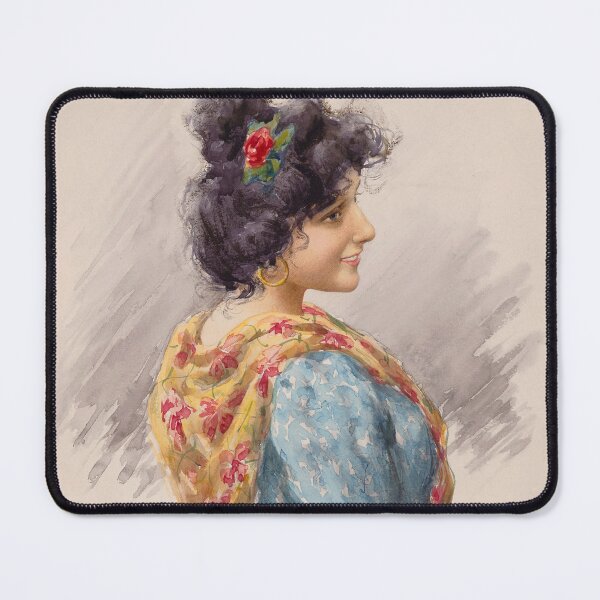 Item preview, An Italian Beauty | Eugen Von Blaas | 1896 Aesthetic Art designed and sold by CJET.