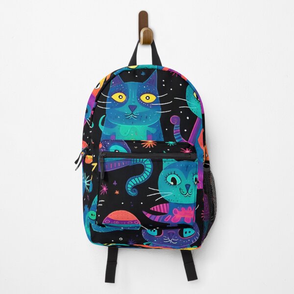 Item preview, Extraterrestrial Whiskers: Alien Kitty Pattern Art designed and sold by SweetRepeat.