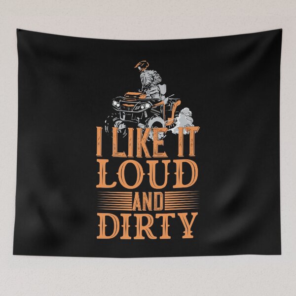 Item preview, Quad bike I like it loud and dirty motorsport designed and sold by LuminOrb.