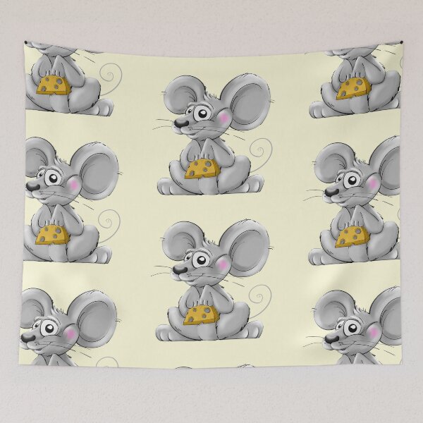 Item preview, Fun Story. Mouse & Cheese. Hand-drawn Digital Art designed and sold by DigiPicStock.