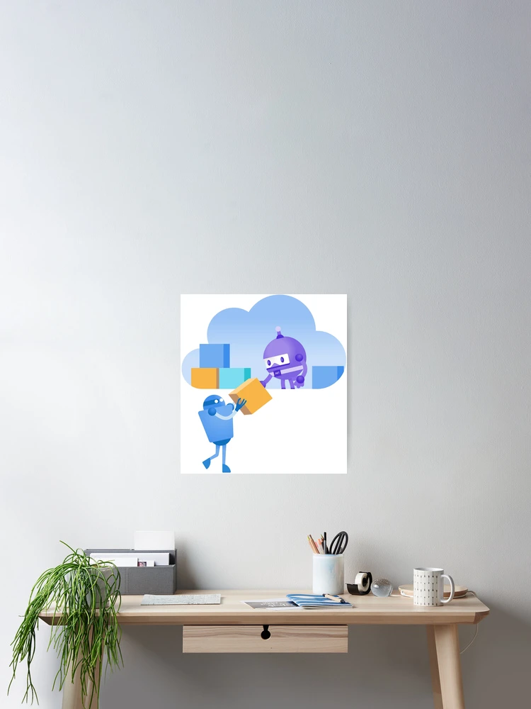 Aperçu 2 sur 3. Poster avec l'œuvre Applications cloud .NET Bot créée et vendue par CodeProfessor.