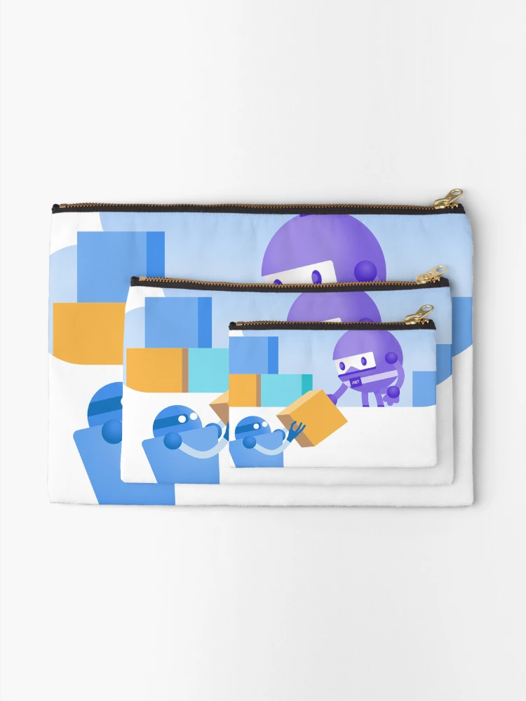 Thumbnail 2 of 4, Zipper Pouch, .NET Bot Cloud Apps designed and sold by CodeProfessor.