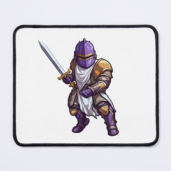 Item preview, Purple knight holding a sword designed and sold by epically.