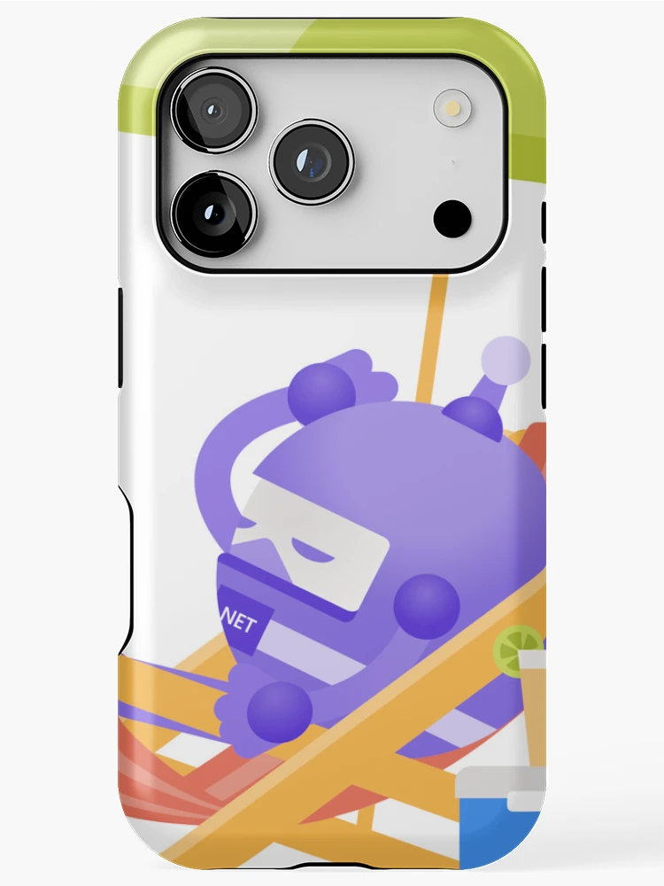 Thumbnail 1 of 4, iPhone Case, .NET Bot Beach designed and sold by CodeProfessor.