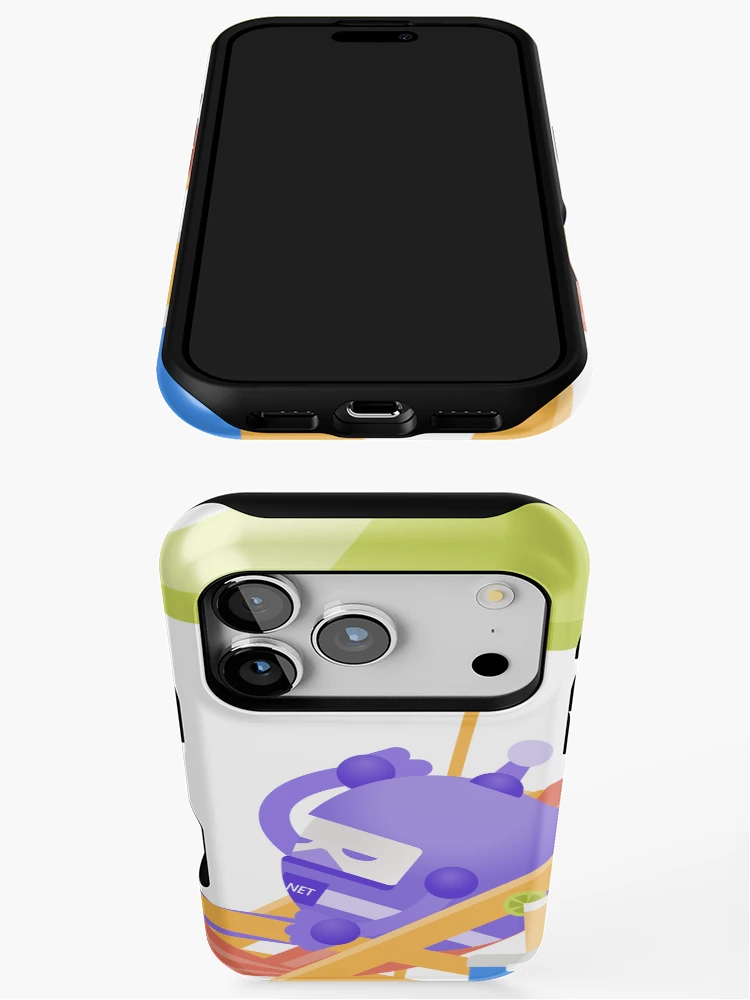 Thumbnail 3 of 4, iPhone Case, .NET Bot Beach designed and sold by CodeProfessor.