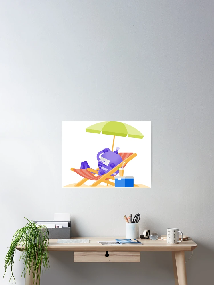 Thumbnail 2 of 3, Poster, .NET Bot Beach designed and sold by CodeProfessor.