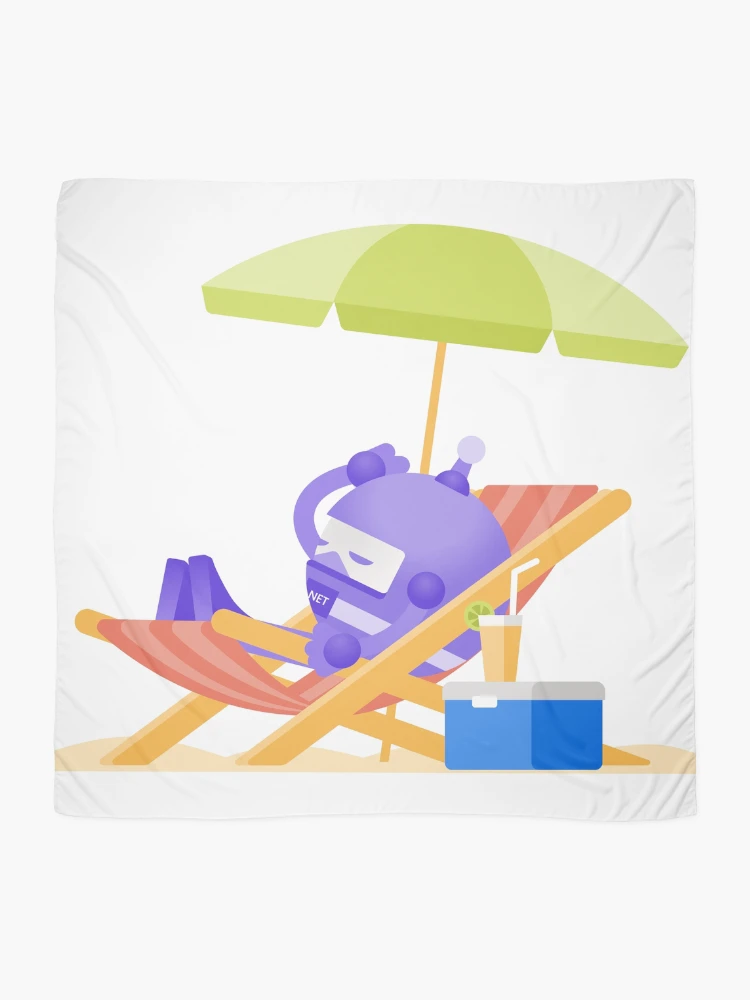Thumbnail 2 von 3, Tuch, .NET Bot Beach designt und verkauft von CodeProfessor.