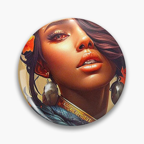 Item preview, African flower woman designed and sold by YStress.
