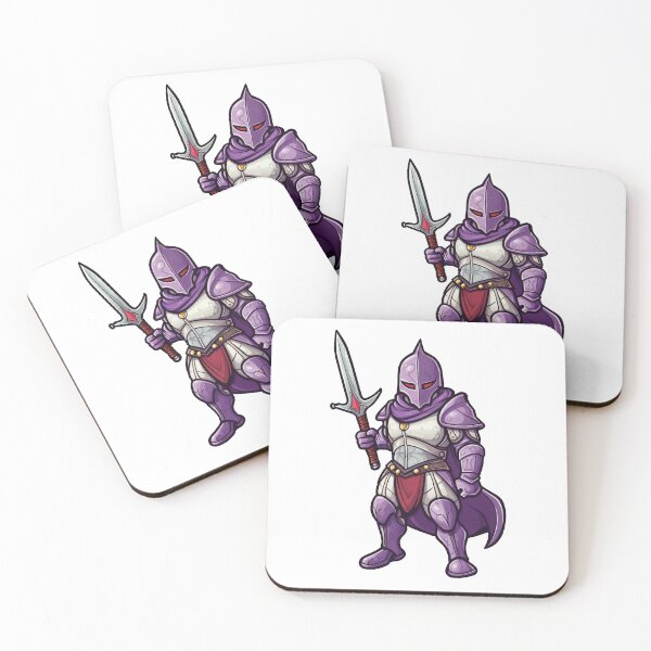 Item preview, Evil purple knight holding a short sword designed and sold by epically.