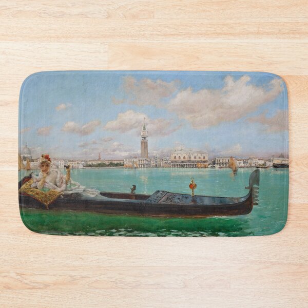 Item preview, An Observer on the Venetian Lagoon | Enrique Serra Y Auque | 1885 Aesthetic Art designed and sold by CJET.