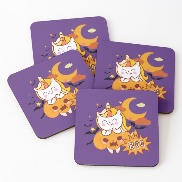 Item preview, Boo, Cute Halloween Unicorn Character designed and sold by OFMdesigns.