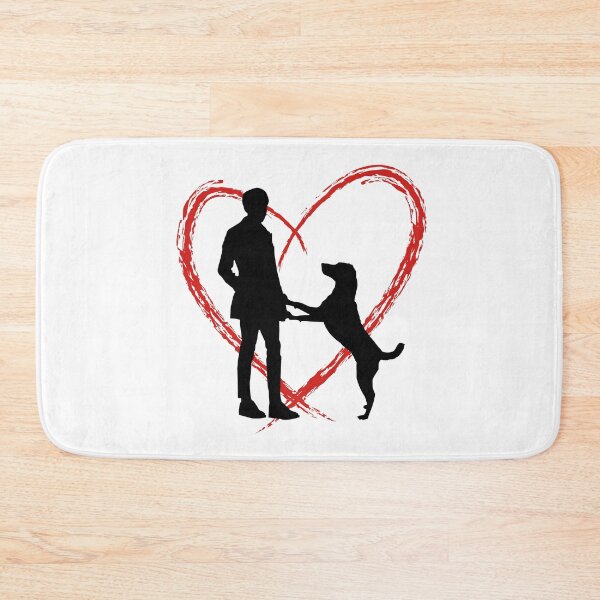 Item preview, Friendship between humans and dogs. designed and sold by AnitellaArt.