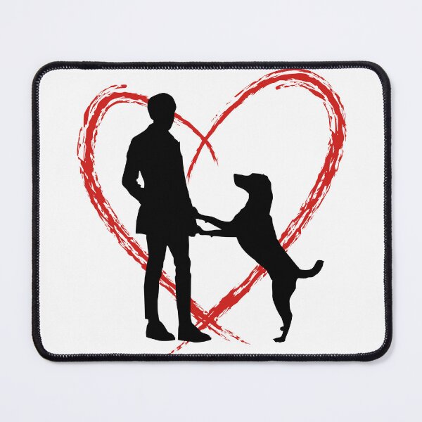 Item preview, Friendship between humans and dogs. designed and sold by AnitellaArt.