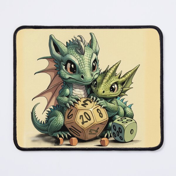 Item preview, Cute Dice Goblin Dragon Baby Family designed and sold by Winging-It.