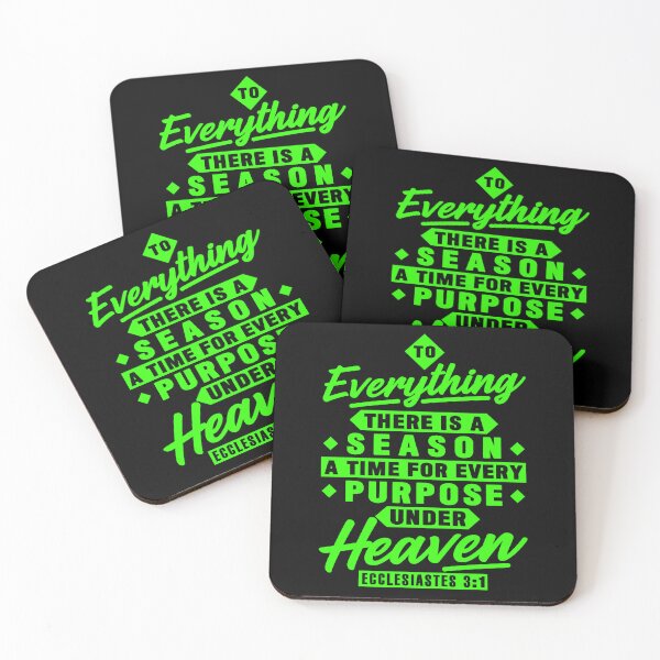 Item preview, Ecclesiastes 3:1 To Everything There Is A Season designed and sold by plushism.
