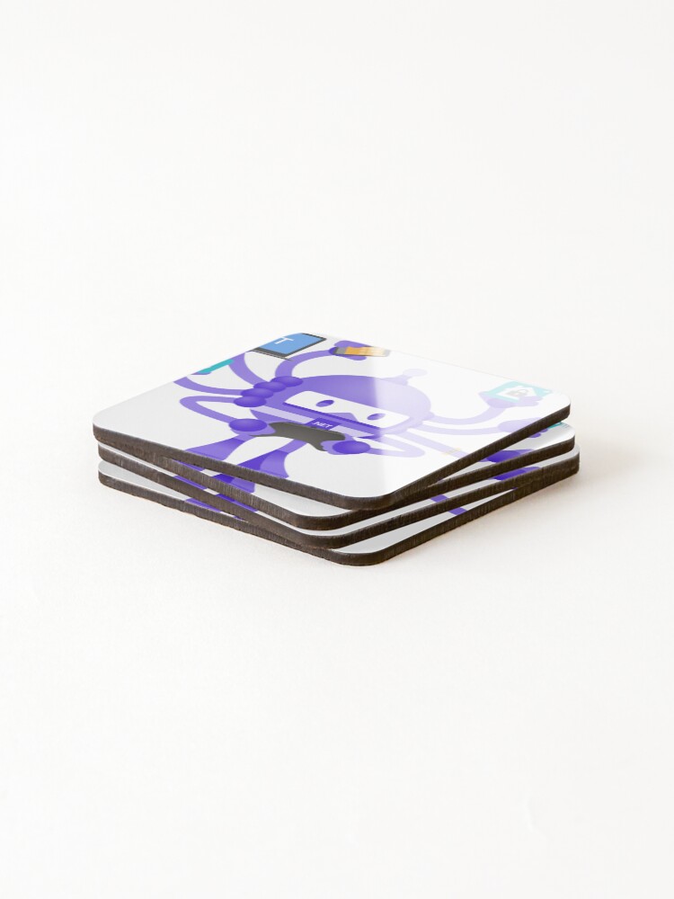 Thumbnail 4 of 5, Coasters (Set of 4), .NET Bot IOT designed and sold by CodeProfessor.