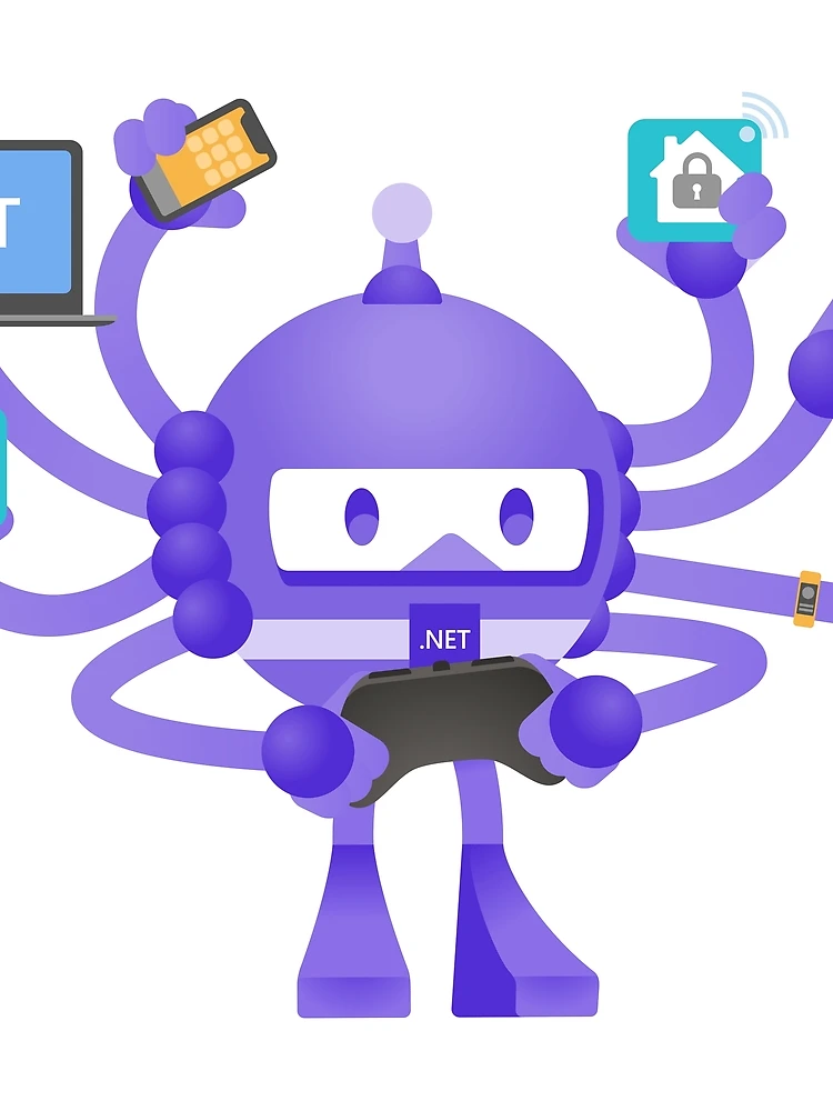 Thumbnail 3 of 3, Scarf, .NET Bot IOT designed and sold by CodeProfessor.