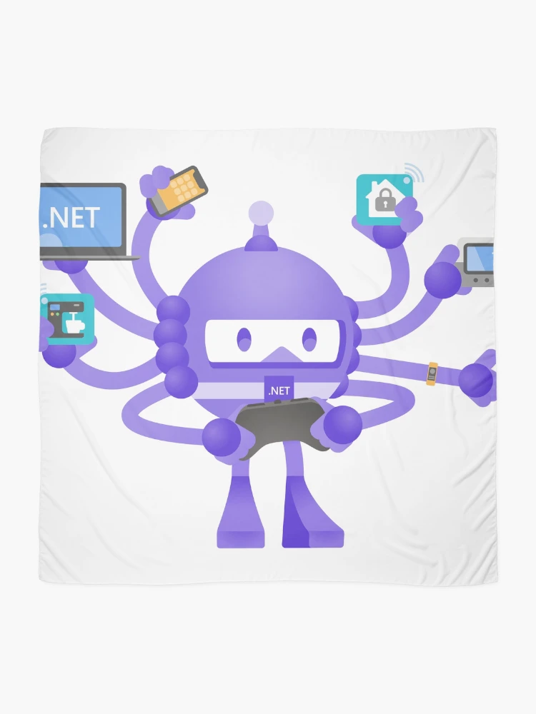 Thumbnail 2 of 3, Scarf, .NET Bot IOT designed and sold by CodeProfessor.