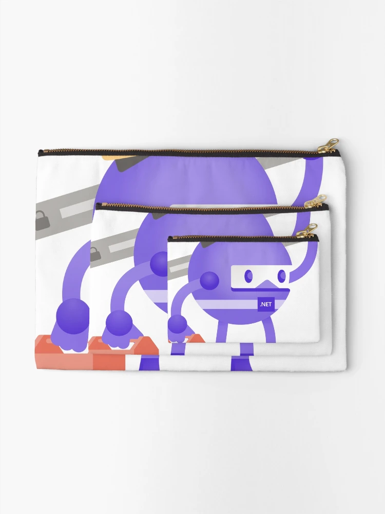 Thumbnail 2 of 4, Zipper Pouch, .NET Bot Builder designed and sold by CodeProfessor.