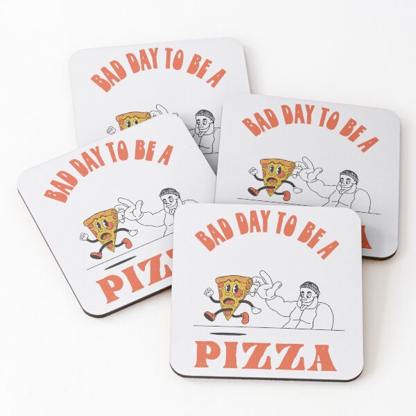 Item preview, One small bite for man, one bad day to be a pizza designed and sold by mindful iris.