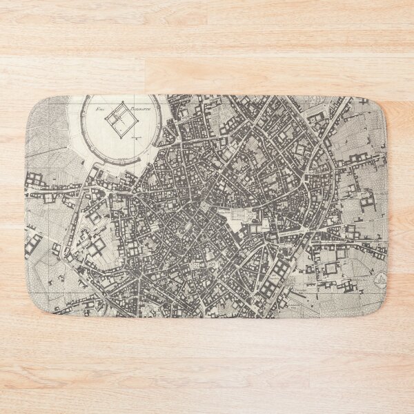 Item preview, Vintage Milan Italy Map (1801) Old Lombardy Capital City Atlas designed and sold by BravuraMedia.