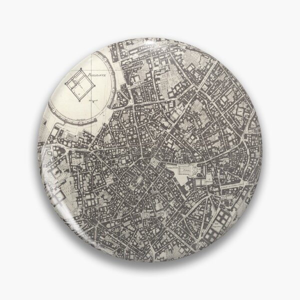 Item preview, Vintage Milan Italy Map (1801) Old Lombardy Capital City Atlas designed and sold by BravuraMedia.