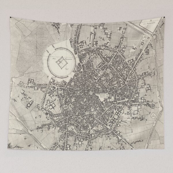 Item preview, Vintage Milan Italy Map (1801) Old Lombardy Capital City Atlas designed and sold by BravuraMedia.