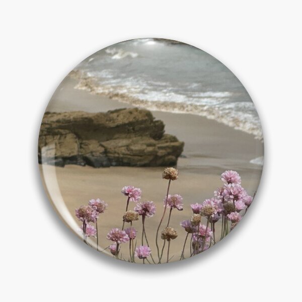 Item preview, Cornish beach with thrift designed and sold by Tizz07.