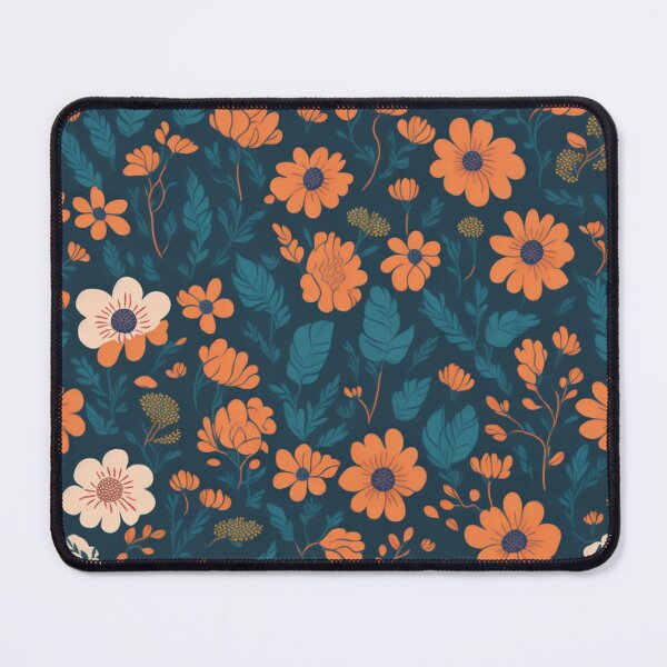 Item preview, flowers patten orange red blue designed and sold by jkrphoto.