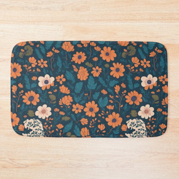 Item preview,  flowers patten orange red blue designed and sold by jkrphoto.