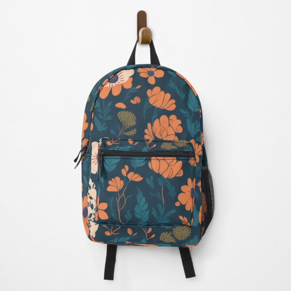 Item preview, flowers patten orange red blue designed and sold by jkrphoto.