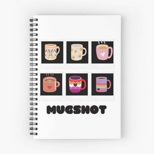 Item preview, Mugshot: Six Coffee Mugs Print | Quirky and Playful Coffee Lover Artwork designed and sold by RASC23.