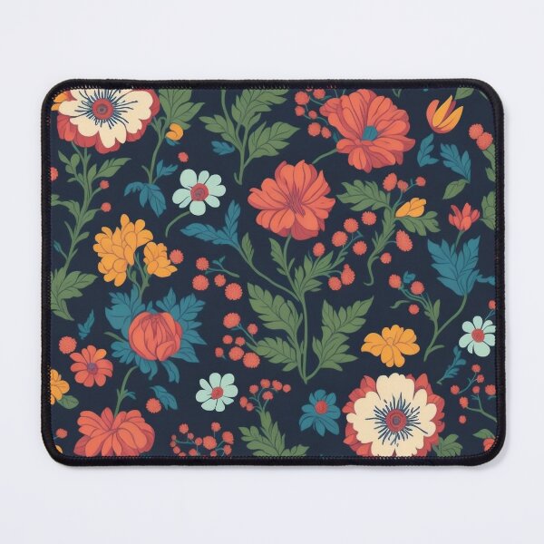 Item preview, flowers patten orange red blue designed and sold by jkrphoto.