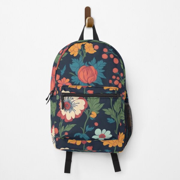 Item preview, flowers patten orange red blue designed and sold by jkrphoto.
