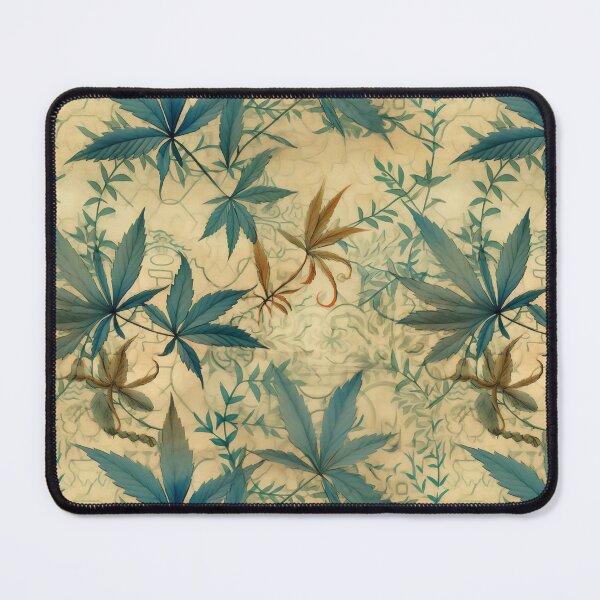 Item preview, Hemp foliage pattern designed and sold by MuteEcho.