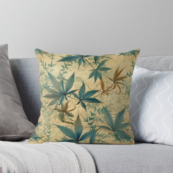 Item preview, Hemp foliage pattern designed and sold by MuteEcho.
