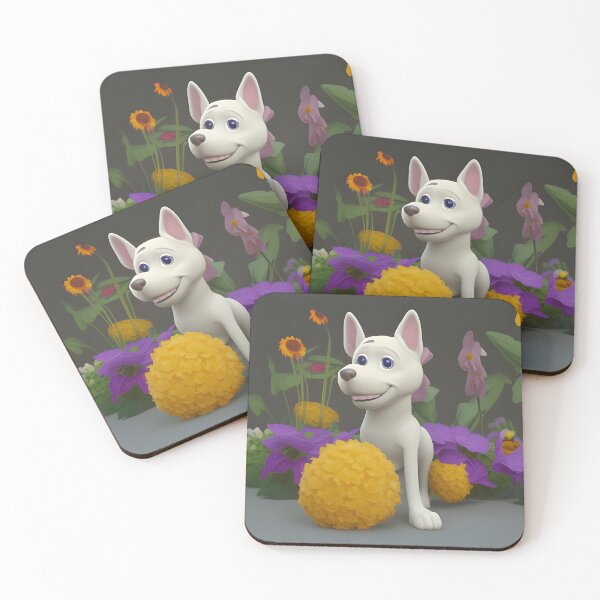 Item preview, Dogs and Flowers 13 designed and sold by Camila Hamdan.