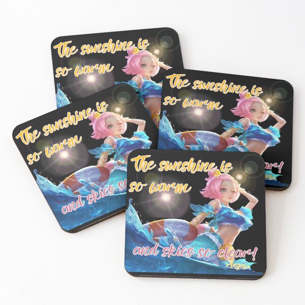 Item preview, Mobile Legends Bang Bang Fan Angela The sunshine is so warm and skies so clear designed and sold by Kormix.