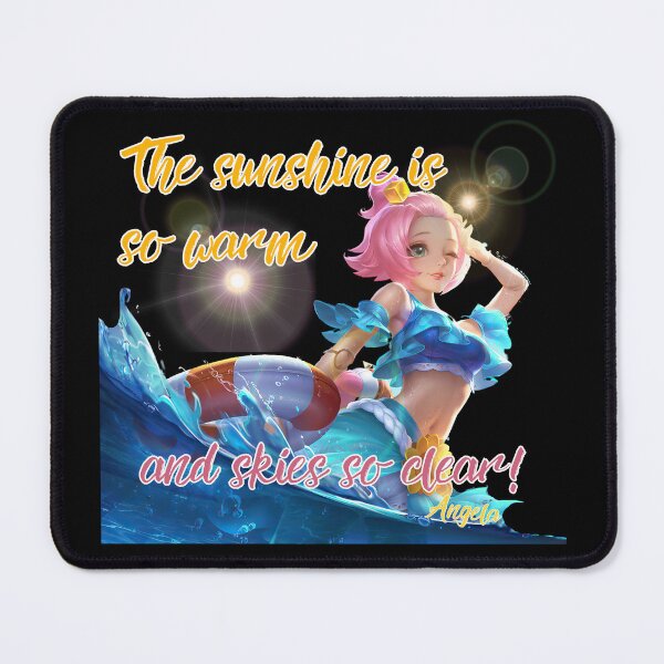 Item preview, Mobile Legends Bang Bang Fan Angela The sunshine is so warm and skies so clear designed and sold by Kormix.