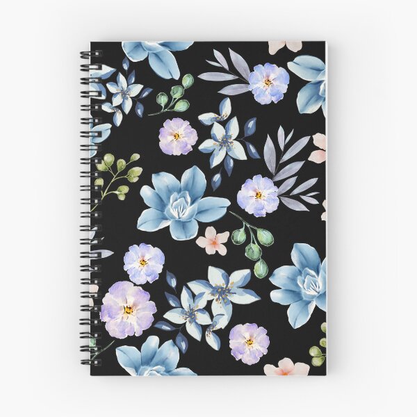 Item preview, Watercolor Floral Seamless Pattern - Black Variation designed and sold by Chigurena.