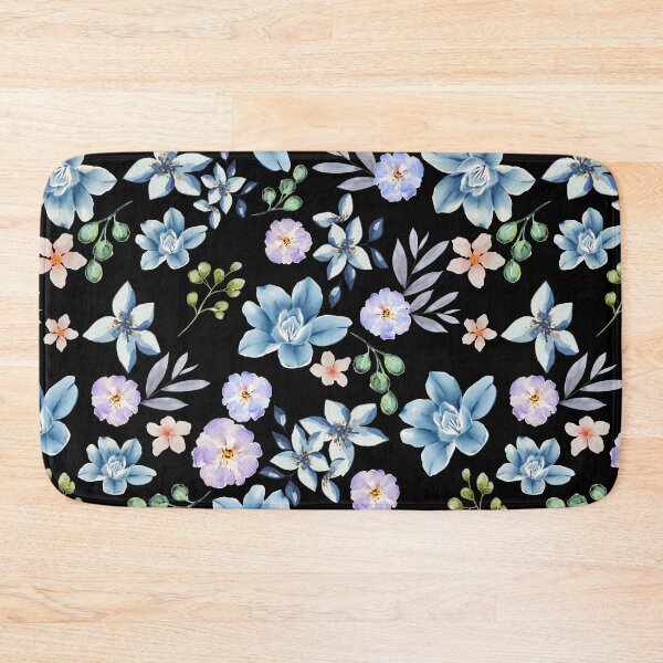 Item preview, Watercolor Floral Seamless Pattern - Black Variation designed and sold by Chigurena.