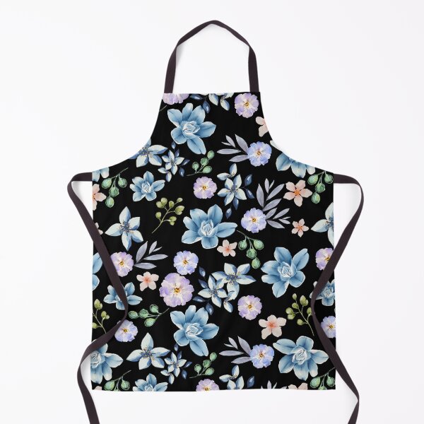 Item preview, Watercolor Floral Seamless Pattern - Black Variation designed and sold by Chigurena.