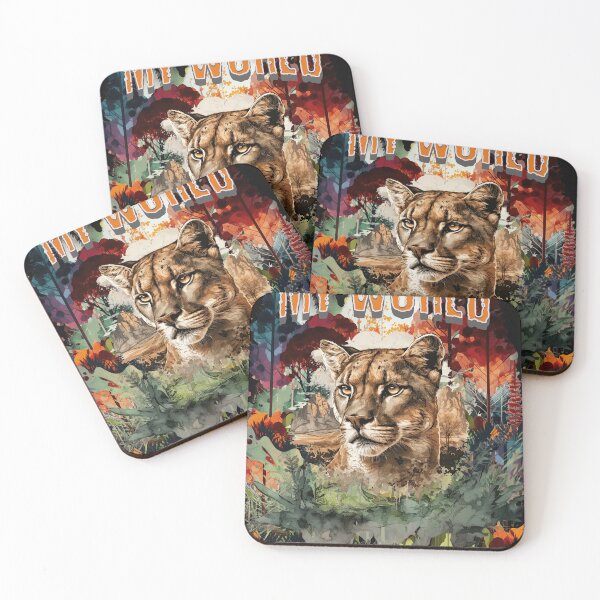 Item preview,  My World - A Tigers in its green and red forest designed and sold by PatriciaReyes.