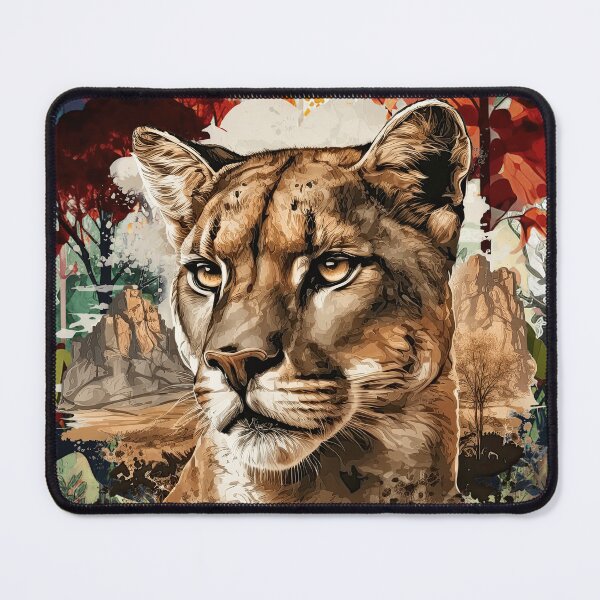 Item preview, My World - A Tigers in its green and red forest designed and sold by PatriciaReyes.